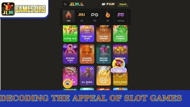 Decoding the appeal of slot games JL16