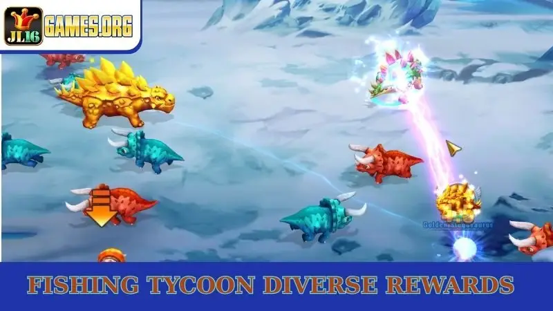 Fishing Tycoon diverse rewards