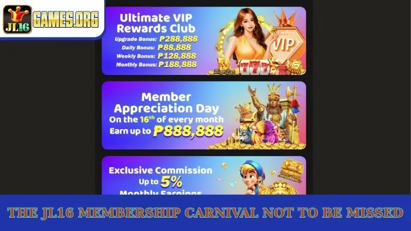 The JL16 membership carnival not to be missed