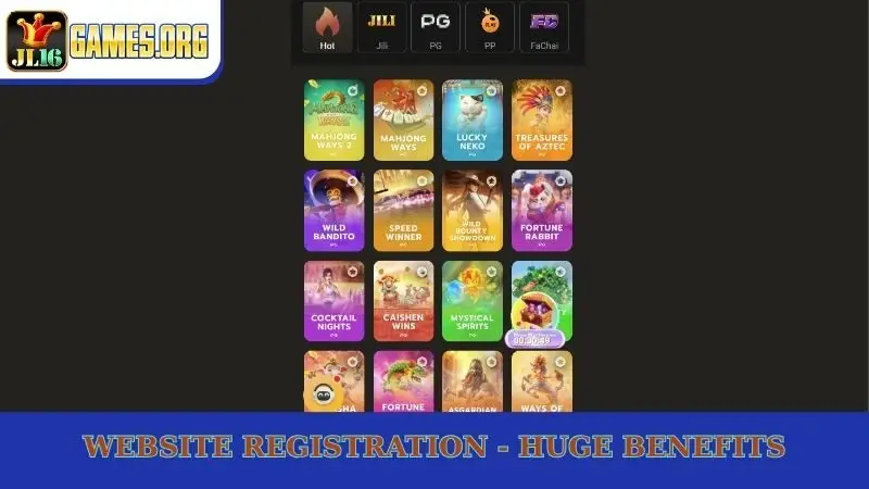 Website registration - Huge benefits